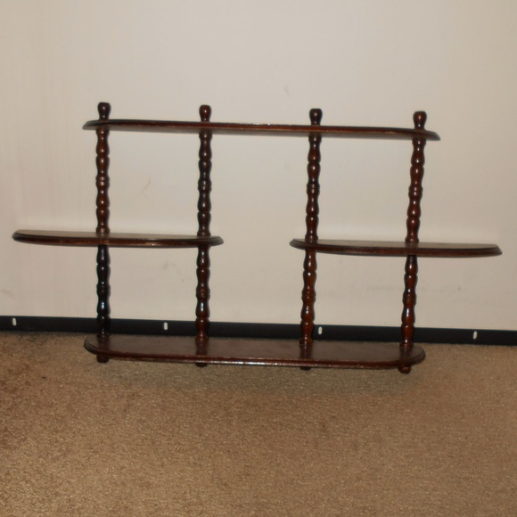 Beautiful Vintage Antique Style Cute Wood Shelf